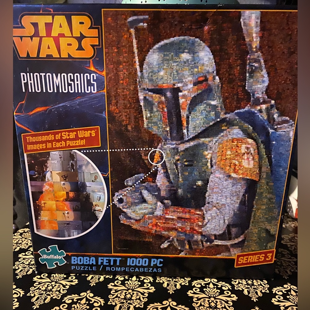 Photomosaic Boba Fett puzzle.